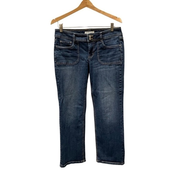 𝅺WHITE House Black Market Capri Jeans Women’s Size 6. - Picture 14 of 16